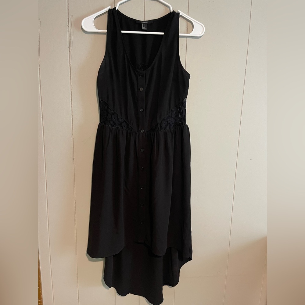 Forever 21 Leopard Lace High Low Dress